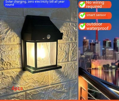 Garden Wall Lamp Solar Waterproof