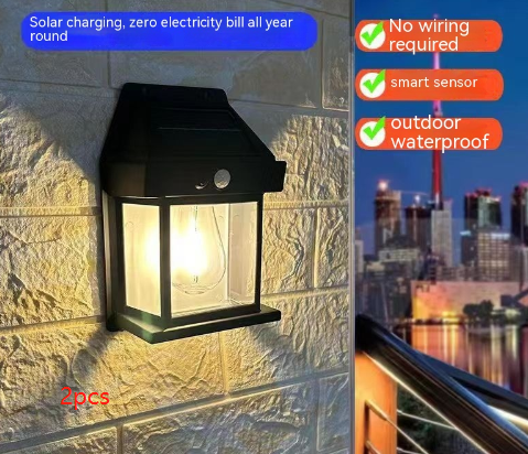 Garden Wall Lamp Solar Waterproof